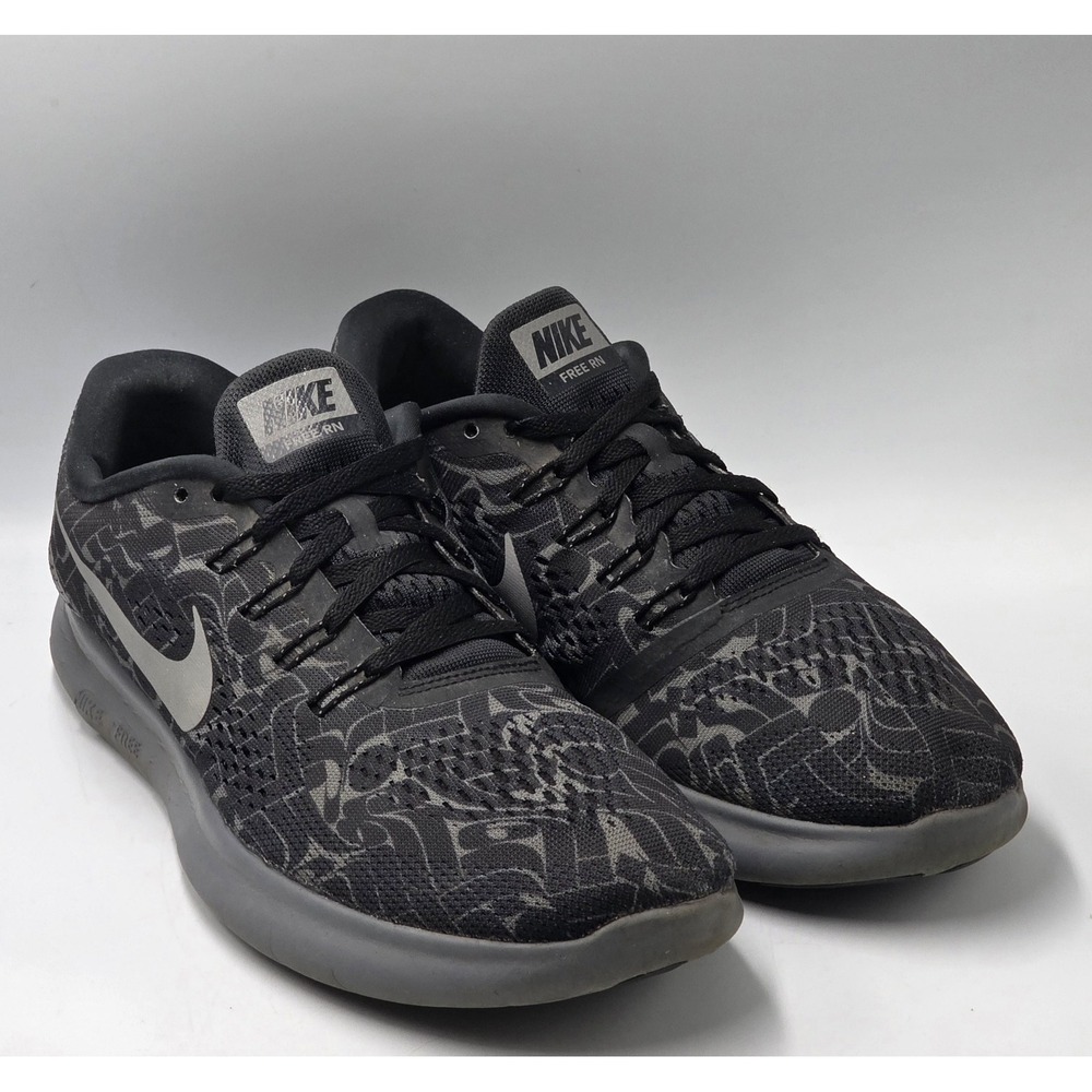 Nike Free RN Rostarr Graphysis 2016 Women's 11 Running Shoes Calligraphy Black